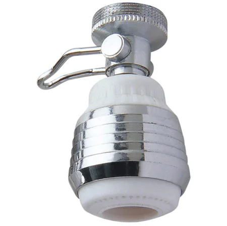 Faucet aerator with pause