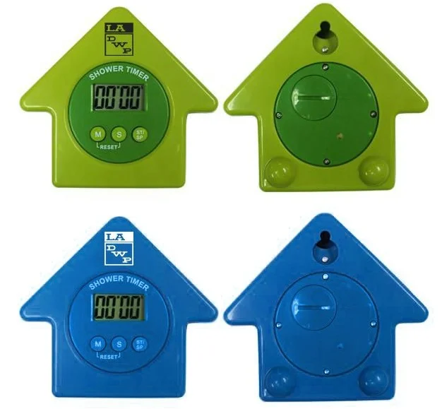 House shape shower timer